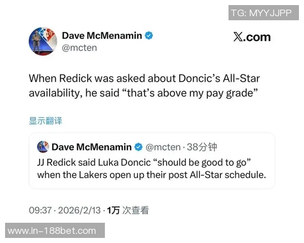 雷迪克确认明日对快船全员可用东契奇与里夫斯均可出战 雷迪克确认明日对快船全员可用东契奇与里夫斯均可出战